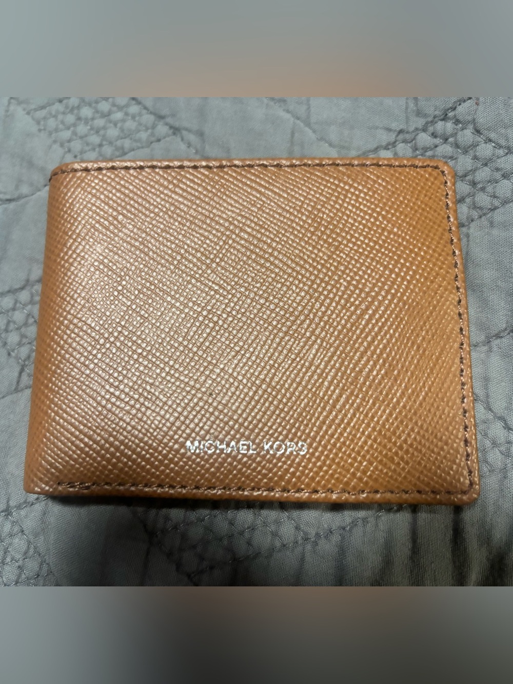 Michael Kors Brown Leather Card & Key Holder Wallet
